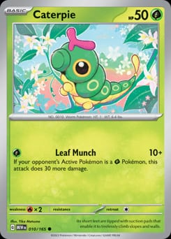 151 Caterpie #10 card