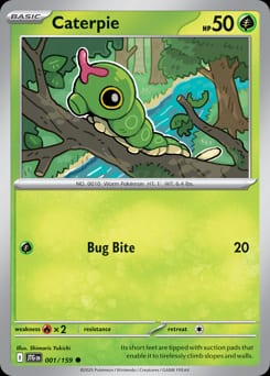 2025 Journey Together Caterpie #1 card