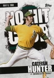 2022 Topps No-Hit Club Catfish Hunter #NHC-12 card