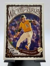 2025 Topps Allen & Ginter Wicked Curves Catfish Hunter #WC-30 card