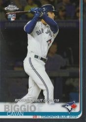 2019 Topps Chrome Update Base Set Cavan Biggio #64 card