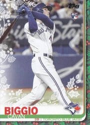 2019 Topps Holiday Base Set Cavan Biggio #HW189 card