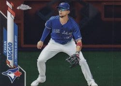 2020 Topps Chrome Base Set Cavan Biggio #22 card