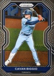 2021 Panini Prizm Base Set Cavan Biggio #155 card
