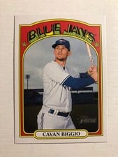 2021 Topps Heritage Cavan Biggio #216 card