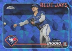 2024 Topps Chrome Sapphire Edition Base Set Cavan Biggio #47 card