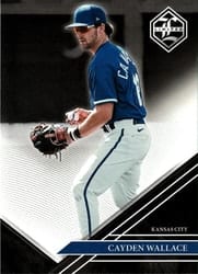 2023 Panini Chronicles Limited Cayden Wallace #9 card