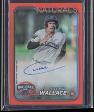 2024 Topps Pro Debut Autographs Cayden Wallace #PD-24 card