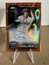 2024 Topps Pro Debut Chrome Autographs Cayden Wallace #PDC-24 card