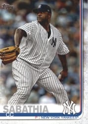 2019 Topps Base Set CC Sabathia #486 card