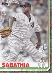 2019 Topps Holiday Base Set CC Sabathia #HW139 card