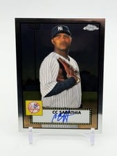 2021 Topps Chrome Platinum Anniversary Autographs CC Sabathia #PA-CCS card