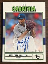 2022 Topps Brooklyn Collection Autographs CC Sabathia #AC-CS card