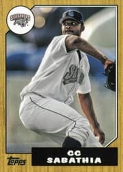 2024 Topps Pro Debut MiLB Legends CC Sabathia #MILB-4 card