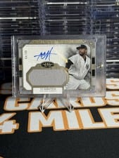 2024 Topps Tier One Autographed Jumbo Relics CC Sabathia #AT1JR-CSA card
