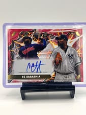 2025 Topps Inception Inception Transformation Autographs CC Sabathia #ITA-CS card