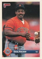 1993 Donruss Base Set Cecil Fielder #541 card