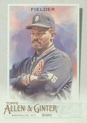 2020 Topps Allen & Ginter Base Set Cecil Fielder #317 card