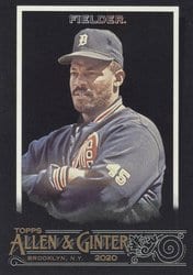 2020 Topps Allen & Ginter X Base Set Cecil Fielder #317 card