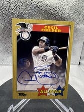 2022 Topps 1987 Topps Baseball All-Star Autographs Cecil Fielder #87ASA-CFI card