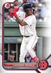 2022 Bowman Draft Base Set Ceddanne Rafaela #BD-104 card