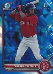 2022 Bowman Sapphire Edition Base Set Ceddanne Rafaela #BCP-61 card