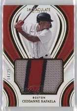 2023 Panini Immaculate Collection Prime Rookies Materials Ceddanne Rafaela #PPM-CR card