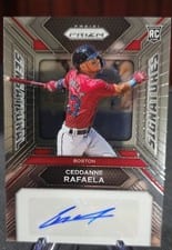 2024 Panini Prizm Sensational Signatures Ceddanne Rafaela #SS-CR card