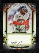 2024 Topps Triple Threads Single Jumbo Relics Ceddanne Rafaela #SJR-RAFA2 card