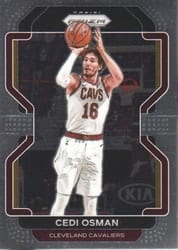 2021-22 Panini Prizm Base Set Cedi Osman #60 card