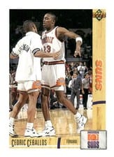 1991-92 Upper Deck Base Set Cedric Ceballos #160 card