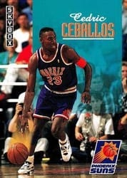 1992-93 SkyBox Base Set Cedric Ceballos #188 card