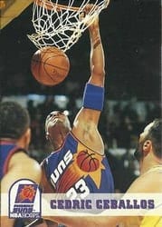 1993-94 Hoops Base Set Cedric Ceballos #170 card