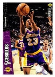 1996-97 Collector's Choice Base Set Cedric Ceballos #74 card