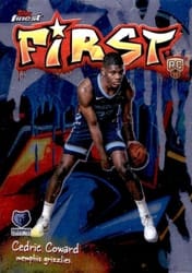 2025-26 Finest First Cedric Coward #F-11 card