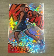 2025-26 Panini Signature Series Kaboom Cedric Coward #9 card