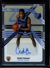 2025-26 Topps Chrome Next Stop Signatures Cedric Coward #NS-CC card