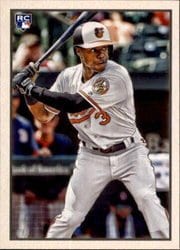 2019 Bowman Heritage Base Set Cedric Mullins #53VR-40 card