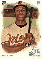 2019 Topps Allen & Ginter Base Set Cedric Mullins #196 card