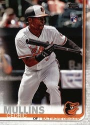 2019 Topps Base Set Cedric Mullins #318 card