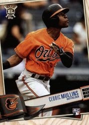 2019 Topps Big League Base Set Cedric Mullins #204 card