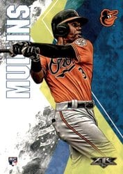 2019 Topps Fire Base Set Cedric Mullins #56 card