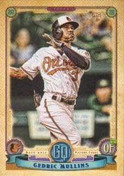 2019 Topps Gypsy Queen Base Set Cedric Mullins #287 card