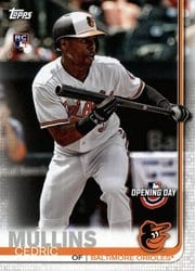 2019 Topps Opening Day Base Set Cedric Mullins #76 card
