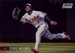 2021 Stadium Club Chrome Base Set Cedric Mullins #330 card
