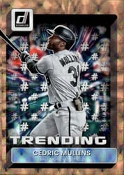 2022 Donruss Trending Cedric Mullins #T-4 card