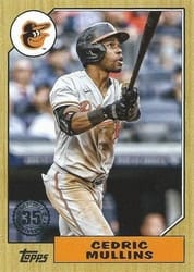 2022 Topps 1987 Topps Baseball (Series 2) Cedric Mullins #87TB-22 card