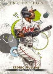 2022 Topps Inception Base Set Cedric Mullins #71 card
