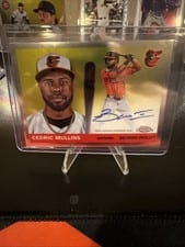 2025 Topps Chrome Platinum Autographs Cedric Mullins #CPA-CM card