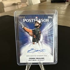 2025 Topps Postseason Performance Autograph Cedric Mullins #PPA-CM card